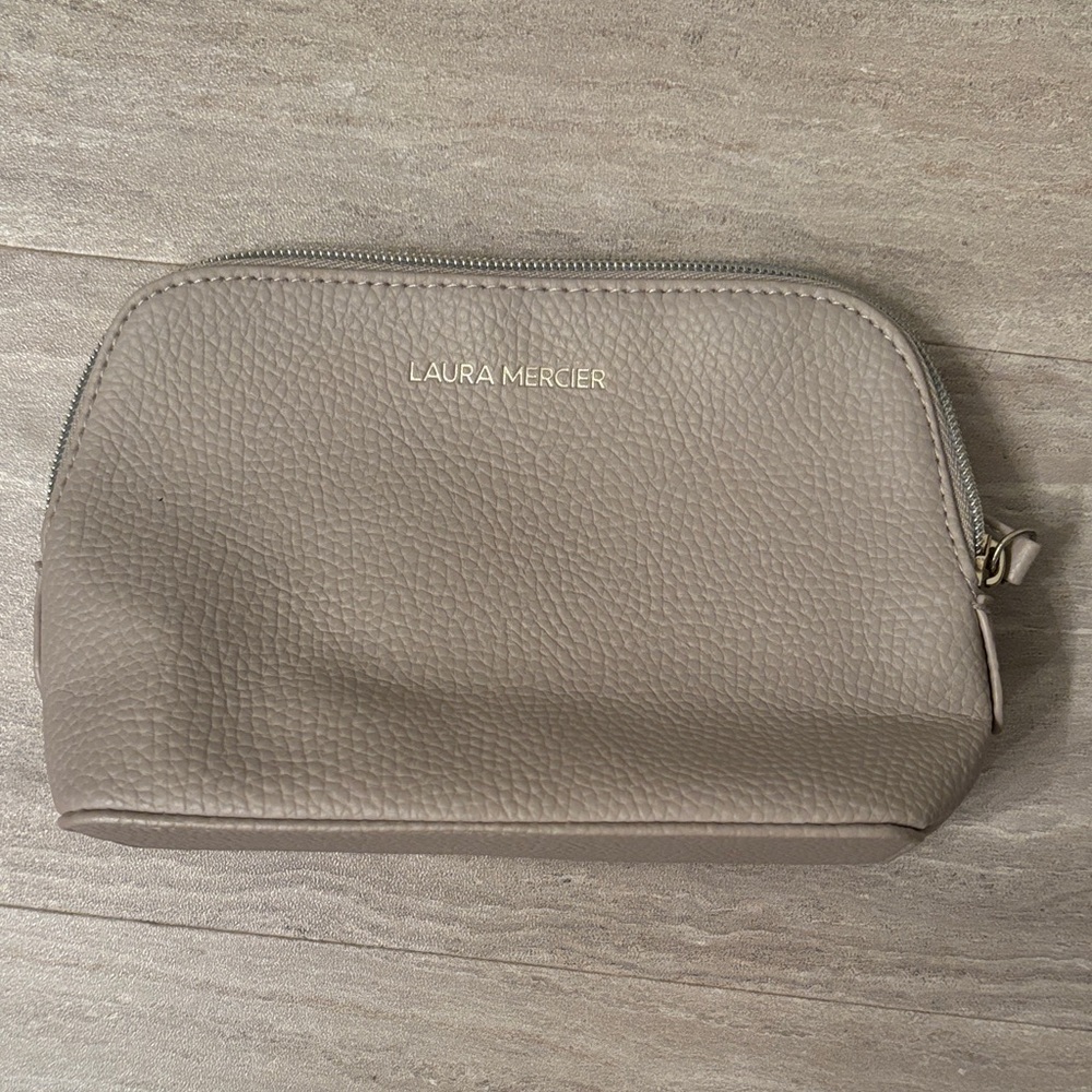 Laura Mercier Taupe Cosmetic Bag